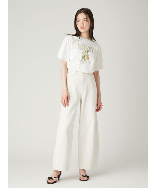 FRAY I.D(フレイアイディー)の「【00サイズあり】バレルフォルムデニムパンツ(デニムパンツ・レディース・ブラック/ライトブルー/オフホワイト・0/1/00)」の15枚目の写真