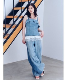 FRAYI.D 大人気デニムラッフルBL FRAY I.D（フレイ・アイディー） ボトムス 25秋冬 【Lee× FRAY I.D
