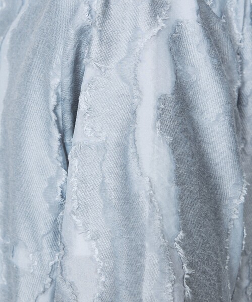 5351 POUR LES HOMMES（ゴーサンゴーイチプールオム）の「カットジャカード オープンカラーシャツ（シャツ/ブラウス・メンズ・ブラック/グレー・44/46/48/50）」の14枚目の写真