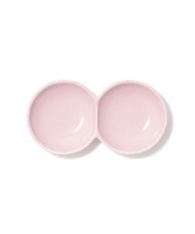 Francfranc（フランフラン）の「仕切りプレート 2連 ピンク（食器）」