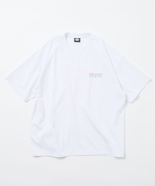 FREAK'S STORE(フリークスストア)の「限定展開 紅虎餃子房×FREAK'S STORE 別注 ビッグシルエット バックプリント クルーネック Tシャツ(Tシャツ/カットソー・メンズ・ブラック/ネイビー/ホワイト・SMALL/MEDIUM/LARGE)」の9枚目の写真