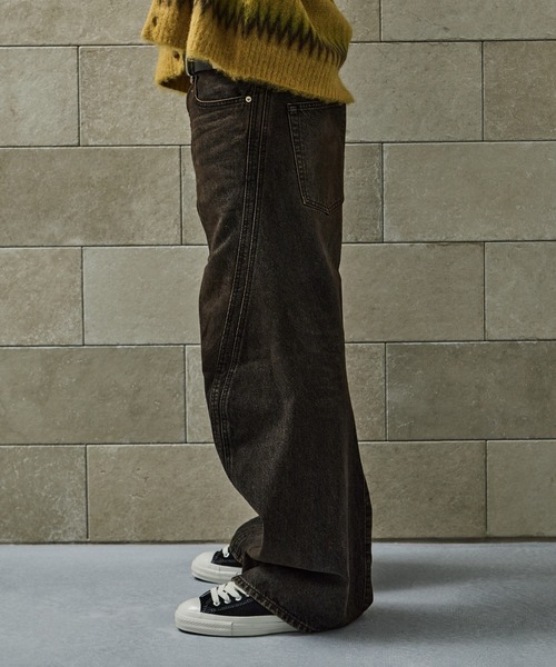 3D TWISTED WIDE LEG JEANS（デニムパンツ）｜NVRFRGT（ネヴァーフォー