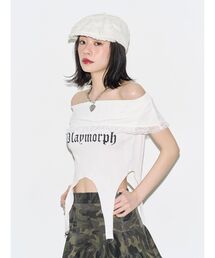 jouetie | オフショルガータートップス(Tシャツ/カットソー)