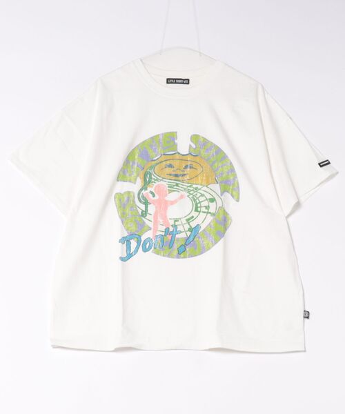 Little sunny bite（リトルサニーバイト）の「littlesunnybite/リトルサニーバイト/logo big tee（Tシャツ/カットソー・レディース・ブラック/ピンク/ホワイト・M/S）」の13枚目の写真