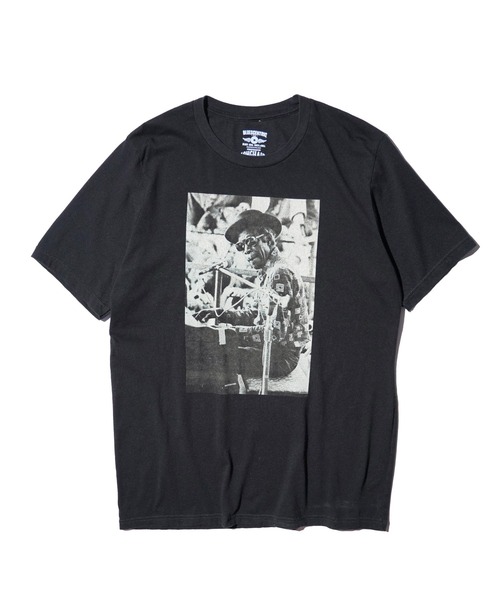 THRIFTY LOOK(スリフティールック)の「THRIFTY LOOK スリフティルック / "PROFESSORLONGHAIR" JAZZ TEE(Tシャツ/カットソー・メンズ・ブラック/ブラック系1・MEDIUM/X-LARGE/LARGE)」の2枚目の写真