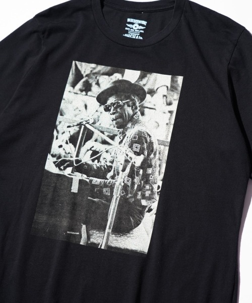 THRIFTY LOOK(スリフティールック)の「THRIFTY LOOK スリフティルック / "PROFESSORLONGHAIR" JAZZ TEE(Tシャツ/カットソー・メンズ・ブラック/ブラック系1・MEDIUM/X-LARGE/LARGE)」の12枚目の写真
