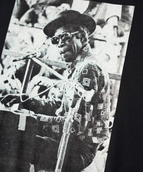 THRIFTY LOOK(スリフティールック)の「THRIFTY LOOK スリフティルック / "PROFESSORLONGHAIR" JAZZ TEE(Tシャツ/カットソー・メンズ・ブラック/ブラック系1・MEDIUM/X-LARGE/LARGE)」の13枚目の写真
