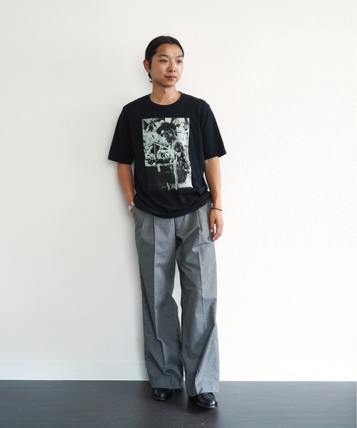 THRIFTY LOOK(スリフティールック)の「THRIFTY LOOK スリフティルック / "PROFESSORLONGHAIR" JAZZ TEE(Tシャツ/カットソー・メンズ・ブラック/ブラック系1・MEDIUM/X-LARGE/LARGE)」の17枚目の写真