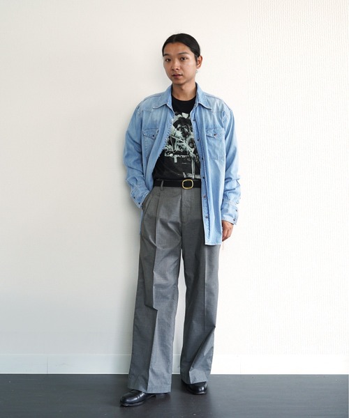 THRIFTY LOOK(スリフティールック)の「THRIFTY LOOK スリフティルック / "PROFESSORLONGHAIR" JAZZ TEE(Tシャツ/カットソー・メンズ・ブラック/ブラック系1・MEDIUM/X-LARGE/LARGE)」の19枚目の写真