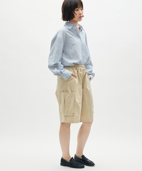 full/fill.(フルフィル)の「side pocket half pants / サイドポケットハーフパンツ(その他パンツ・レディース・アイボリー/ブラック・FREE)」の18枚目の写真