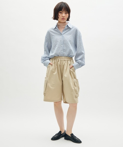 full/fill.(フルフィル)の「side pocket half pants / サイドポケットハーフパンツ(その他パンツ・レディース・アイボリー/ブラック・FREE)」の21枚目の写真