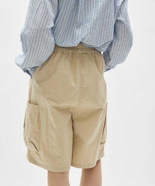 full/fill.(フルフィル)の「side pocket half pants / サイドポケットハーフパンツ(その他パンツ・レディース・アイボリー/ブラック・FREE)」の15枚目の写真