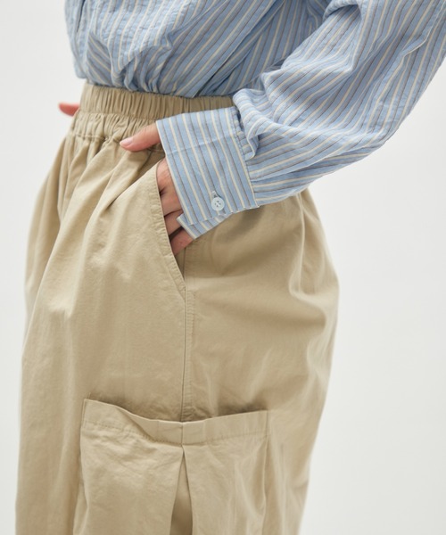full/fill.(フルフィル)の「side pocket half pants / サイドポケットハーフパンツ(その他パンツ・レディース・アイボリー/ブラック・FREE)」の17枚目の写真