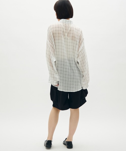 full/fill.(フルフィル)の「side pocket half pants / サイドポケットハーフパンツ(その他パンツ・レディース・アイボリー/ブラック・FREE)」の10枚目の写真