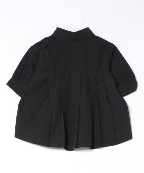 No one knows（ノーワンノーズ）の「ZOZO限定 後ろタックショートシャツ（シャツ/ブラウス・レディース・ホワイト/ブラック・FREE）」の3枚目の写真