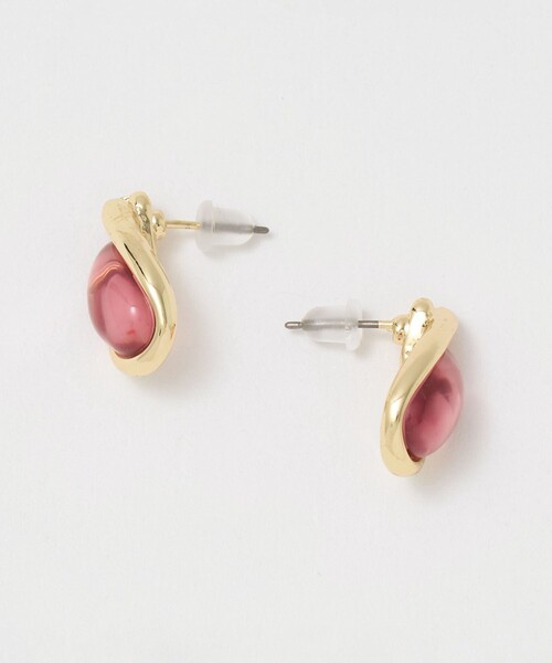 BEAUTY&YOUTH UNITED ARROWS(ビューティーアンドユースユナイテッドアローズ)の「クリアストーンモチーフ ドロップ ピアス(ピアス(両耳用)・レディース・ゴールド/シルバー・FREE)」の4枚目の写真