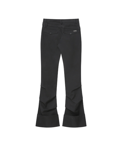 Miseki SEOUL（ミセキソウル）の「Two line layered folding pants BLACK（その他パンツ・レディース・その他・1/2/3）」の10枚目の写真