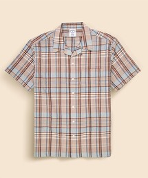 BROOKS BROTHERS | ウール／ポリエステル　チェック　キャンプシャツ　Regular Fit(シャツ/ブラウス)
