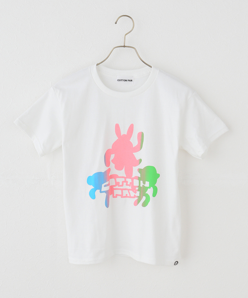 cotton pan（コットンパン）の「COTTON PAN / コットンパン Girl Tee（Tシャツ/カットソー・レディース・ブラック/ホワイト・SMALL）」の2枚目の写真