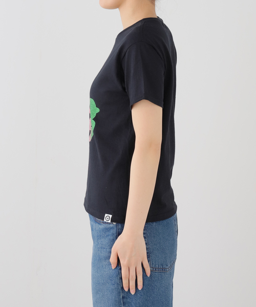 cotton pan（コットンパン）の「COTTON PAN / コットンパン Girl Tee（Tシャツ/カットソー・レディース・ブラック/ホワイト・SMALL）」の11枚目の写真