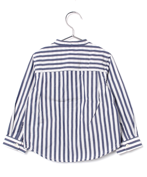 CIAOPANIC TYPY（チャオパニックティピー）の「バンドカラーシャツ（シャツ/ブラウス・キッズ・ホワイト/ブルー・135/125/95/115/105）」の9枚目の写真