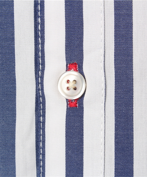 CIAOPANIC TYPY（チャオパニックティピー）の「バンドカラーシャツ（シャツ/ブラウス・キッズ・ホワイト/ブルー・135/125/95/115/105）」の4枚目の写真