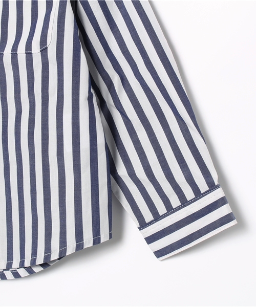 CIAOPANIC TYPY（チャオパニックティピー）の「バンドカラーシャツ（シャツ/ブラウス・キッズ・ホワイト/ブルー・135/125/95/115/105）」の5枚目の写真