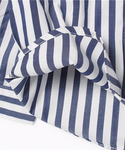 CIAOPANIC TYPY（チャオパニックティピー）の「バンドカラーシャツ（シャツ/ブラウス・キッズ・ホワイト/ブルー・135/125/95/115/105）」の7枚目の写真