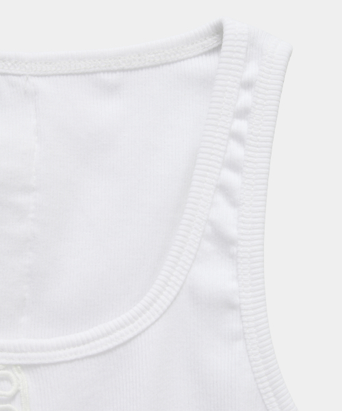 ETRE AU SOMMET（エトレオソメ）の「Crochet Point Short Sleeve (Ivory)（Tシャツ/カットソー・レディース・アイボリー・FREE）」の9枚目の写真