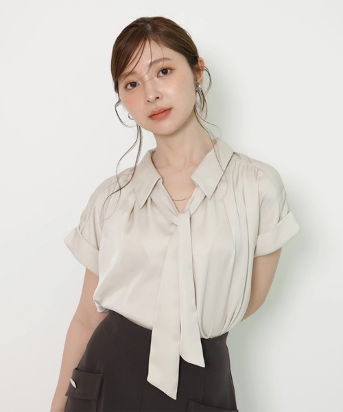 5/24まで★完売品★新品★Apuweiser フロントチェーンブラウス フロントチェーンブラウス（シャツ/ブラウス）｜Apuweiser-riche