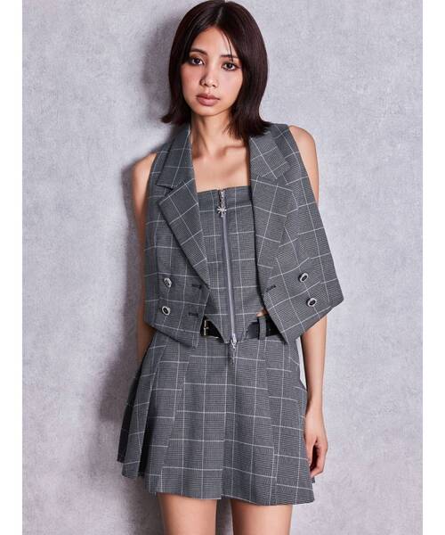 GYDA(ジェイダ)の「sacred edge cross ZIPブラウス(シャツ/ブラウス・レディース・ブラック/オフホワイト/その他1/その他2・FREE)」の19枚目の写真