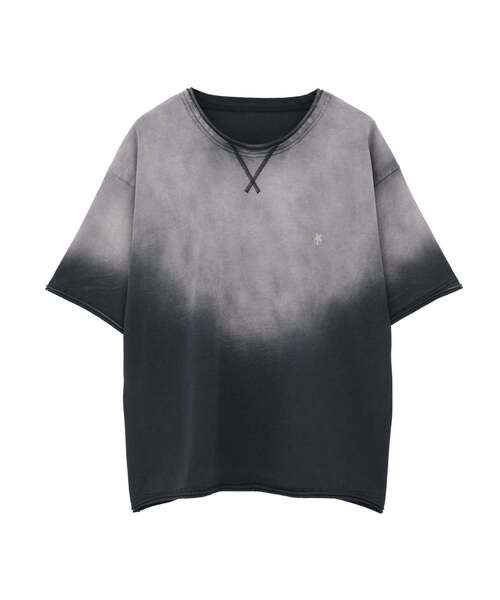 CONVERSE TOKYO（コンバーストウキョウ）の「GRADATION DYE CUT-OFF TEE（Tシャツ/カットソー・レディース・ネイビー/ブラウン/ブラック・SMALL/MEDIUM）」の3枚目の写真