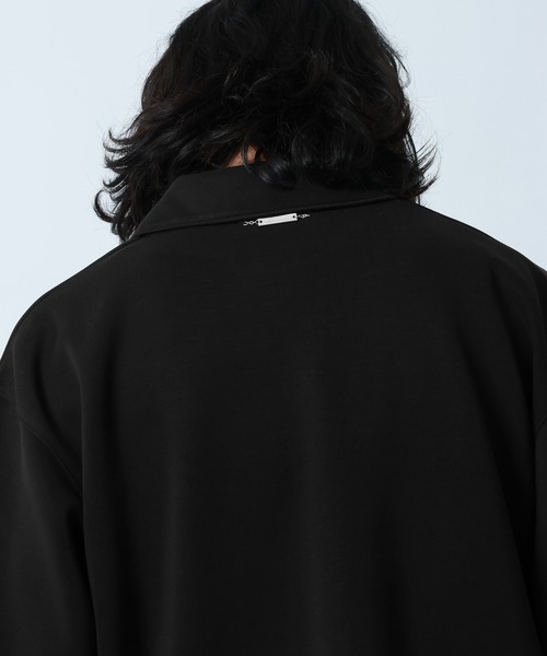 RAGEBLUE(レイジブルー)の「【LUXURY+EASY】<接触冷感>DRAPE FABLIC SKIPPER DESIGN POLO /ラグイージースキッパーポロ(ポロシャツ・メンズ・ブラック/ライトグレー/ライトブルー・MEDIUM/LARGE)」の10枚目の写真