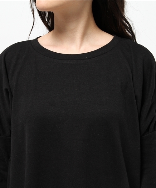OUTLET(アウトレット)の「【Omekashi】タックスリーブプルオーバー(Tシャツ/カットソー・レディース・チャコールグレー/キャメル/ブラック・FREE)」の6枚目の写真