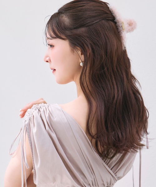 polaura(ポローラ)の「エアリーティアードビスチェワンピース(ワンピース・レディース・オフホワイト/ネイビー/ピンク・M/S)」の14枚目の写真
