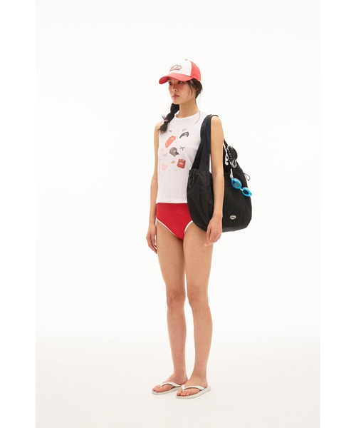 EMIS(イミス)の「MESH NYLON SHOULDER BAG(ショルダーバッグ・レディース・オリーブ/ブラック・FREE)」の7枚目の写真