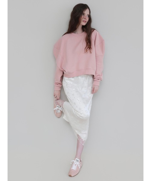 AMOMMA(アモマ)の「SPARKLING SHEER FLOWER SKIRT(スカート・レディース・White/Black・FREE)」の18枚目の写真