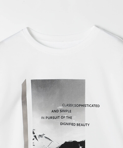 COMME CA(コムサ)の「スーピマコットンポンチ Tシャツ(Tシャツ/カットソー・レディース・ホワイト/サックスブルー/ネイビー/グリーン・9号/11号)」の12枚目の写真
