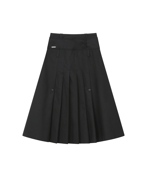 Miseki SEOUL(ミセキソウル)の「Layered pleats maxi skirt BLACK(スカート・レディース・その他・1/2)」の2枚目の写真