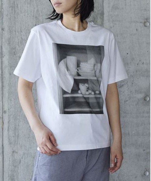 IDEE（イデー）の「［ＩＤＥＥ］Ｐｈｏｔｏｇｒａｐｈｙ　Ｔシャツ　マッシュルーム（Tシャツ/カットソー・レディース・ホワイト/ブラック・M/L）」の5枚目の写真