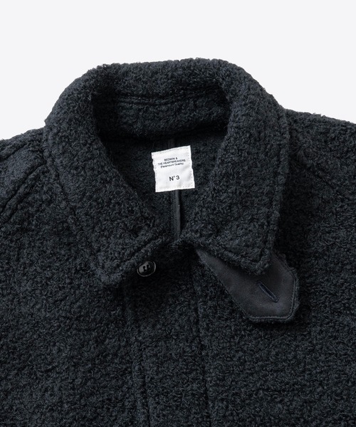 BEDWIN & THE HEARTBREAKERS(ベドウィン アンド ザ ハートブレイカーズ)の「WOOL BALMACAAN COAT "Balmacaan"(その他アウター・メンズ・グレー/ブラック/ブルー・MEDIUM/LARGE)」の11枚目の写真