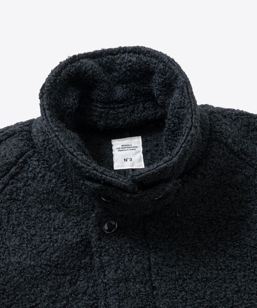 BEDWIN & THE HEARTBREAKERS(ベドウィン アンド ザ ハートブレイカーズ)の「WOOL BALMACAAN COAT "Balmacaan"(その他アウター・メンズ・グレー/ブラック/ブルー・MEDIUM/LARGE)」の12枚目の写真
