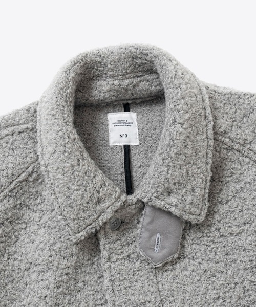 BEDWIN & THE HEARTBREAKERS(ベドウィン アンド ザ ハートブレイカーズ)の「WOOL BALMACAAN COAT "Balmacaan"(その他アウター・メンズ・グレー/ブラック/ブルー・MEDIUM/LARGE)」の18枚目の写真