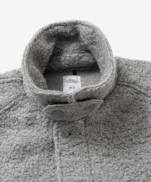 BEDWIN & THE HEARTBREAKERS(ベドウィン アンド ザ ハートブレイカーズ)の「WOOL BALMACAAN COAT "Balmacaan"(その他アウター・メンズ・グレー/ブラック/ブルー・MEDIUM/LARGE)」の19枚目の写真