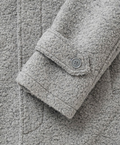 BEDWIN & THE HEARTBREAKERS(ベドウィン アンド ザ ハートブレイカーズ)の「WOOL BALMACAAN COAT "Balmacaan"(その他アウター・メンズ・グレー/ブラック/ブルー・MEDIUM/LARGE)」の20枚目の写真