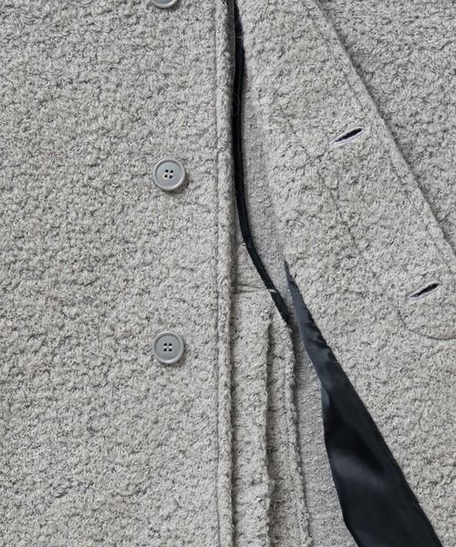 BEDWIN & THE HEARTBREAKERS(ベドウィン アンド ザ ハートブレイカーズ)の「WOOL BALMACAAN COAT "Balmacaan"(その他アウター・メンズ・グレー/ブラック/ブルー・MEDIUM/LARGE)」の21枚目の写真