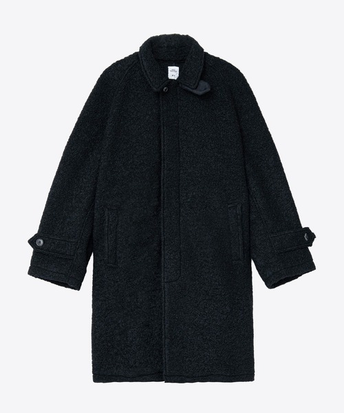BEDWIN & THE HEARTBREAKERS(ベドウィン アンド ザ ハートブレイカーズ)の「WOOL BALMACAAN COAT "Balmacaan"(その他アウター・メンズ・グレー/ブラック/ブルー・MEDIUM/LARGE)」の9枚目の写真