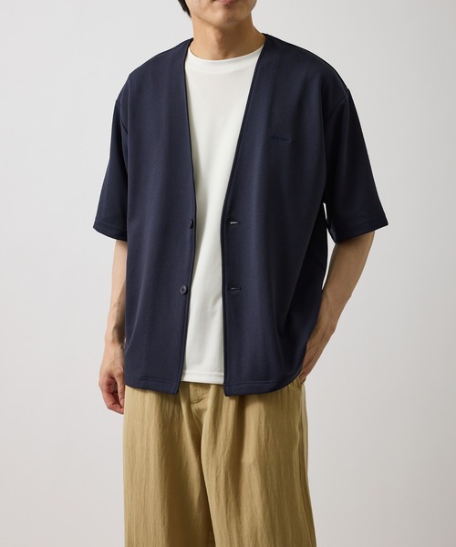 le cercle ADAM ET ROPE'(ルセルクルアダムエロペ)の「ショートスリーブアンサンブルカーディガン(アンサンブル・レディース・ベージュ/ネイビー/グレー・L/LL/M)」の12枚目の写真