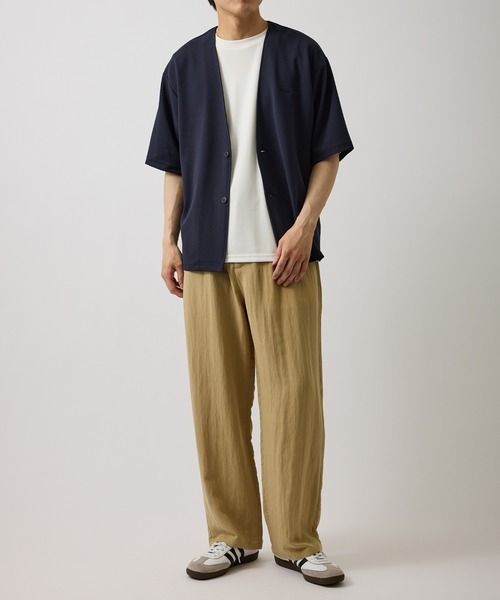 le cercle ADAM ET ROPE'(ルセルクルアダムエロペ)の「ショートスリーブアンサンブルカーディガン(アンサンブル・レディース・ベージュ/ネイビー/グレー・L/LL/M)」の14枚目の写真