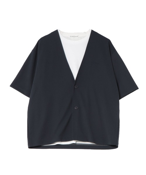 le cercle ADAM ET ROPE'(ルセルクルアダムエロペ)の「ショートスリーブアンサンブルカーディガン(アンサンブル・レディース・ベージュ/ネイビー/グレー・L/LL/M)」の21枚目の写真